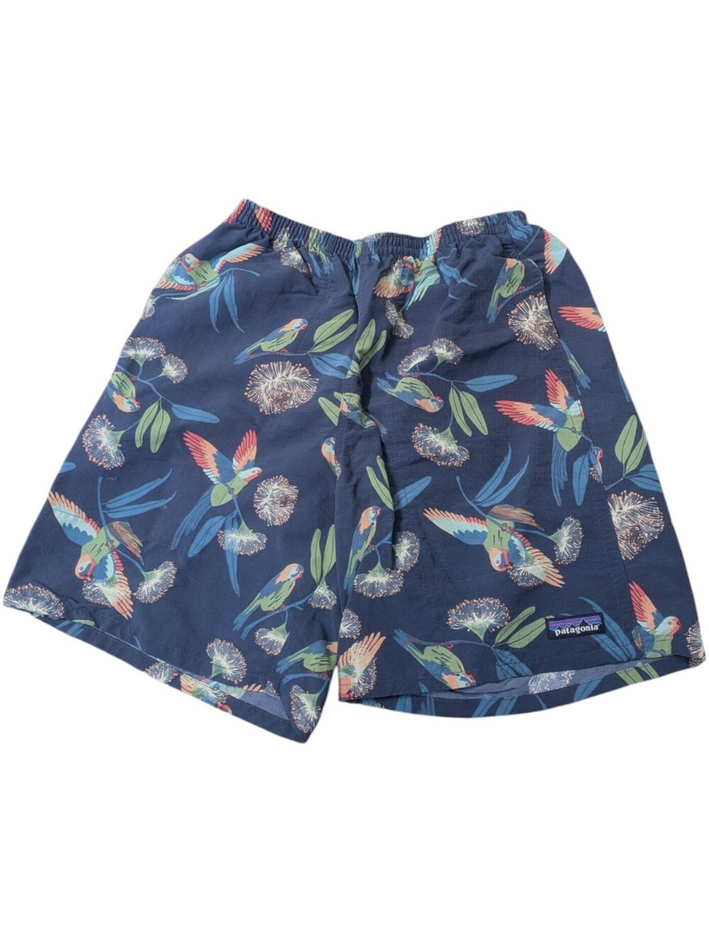 Patagonia Parrots Stone Blue Baggies Shorts